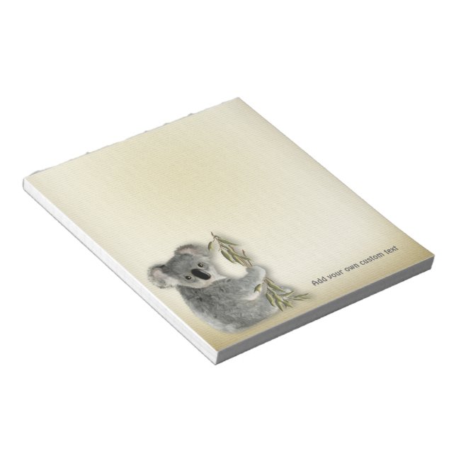 Cute Koala Notepad (Angled)