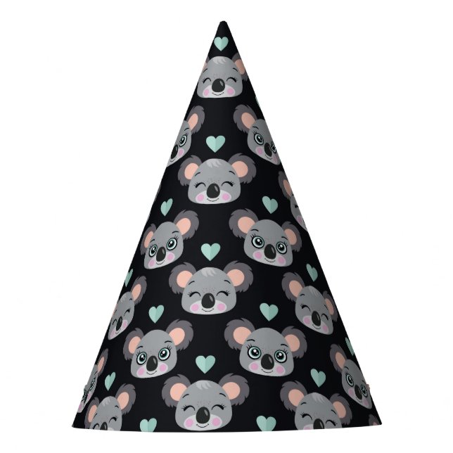 Cute koala party hat (Front)