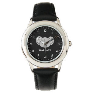 Cute Koala Personalized Custom Name Unique Boy Watch