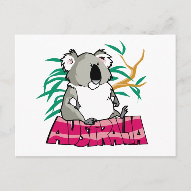 Cute Koala Postcard (Front)