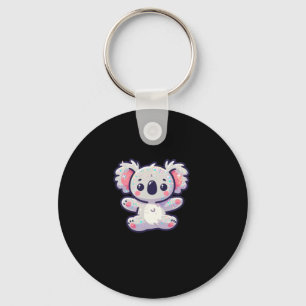 Cute Koala Sticker Keychain