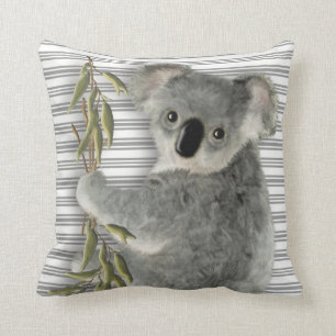 Cute Koala Throw Pillow