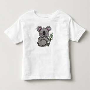 Cute koala toddlers tshirt