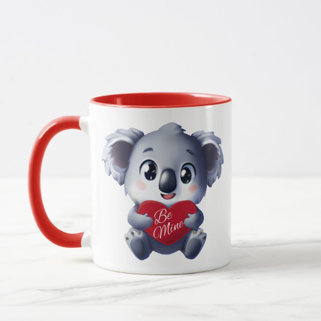 Cute Koala Valentine's Mug (Left)