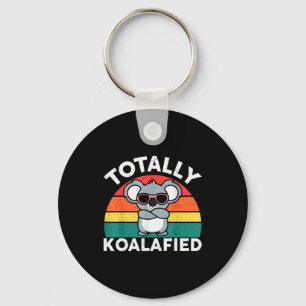Cute Koalafied Shirt Dad Men Kids Boys Girls Women Keychain