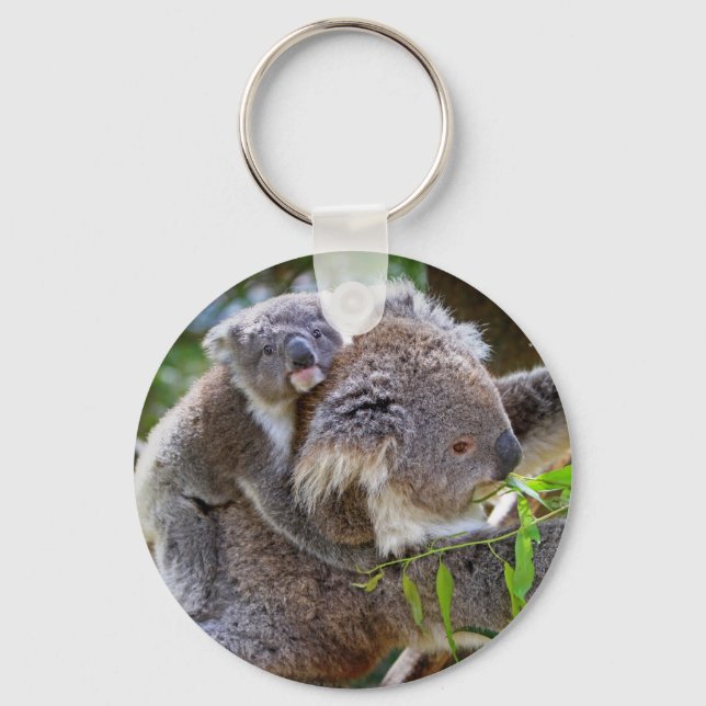Cute Koalas Keychain (Front)