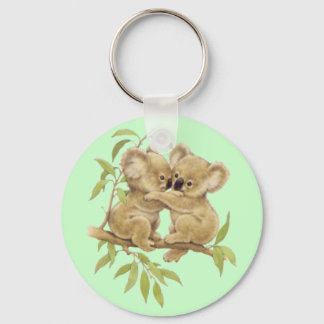 Cute Koalas Keychain
