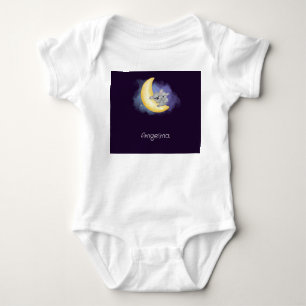 Cute Koalas On The Moon Baby Bodysuit