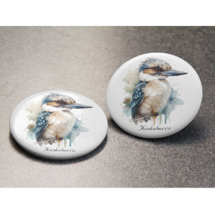 Cute Kookaburra on a Branch , custom Bottle Opener