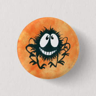 Cute Kooky Halloween Spider Button! 1 Inch Round Button