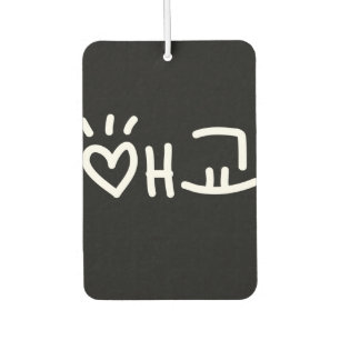 Cute Korean 애교 Aegyo   Hangul Language Air Freshen Air Freshener