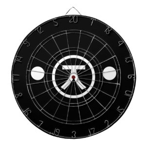 Cute Kuma Bear Kaomoji Japanese Emoticon Text Art Dartboard