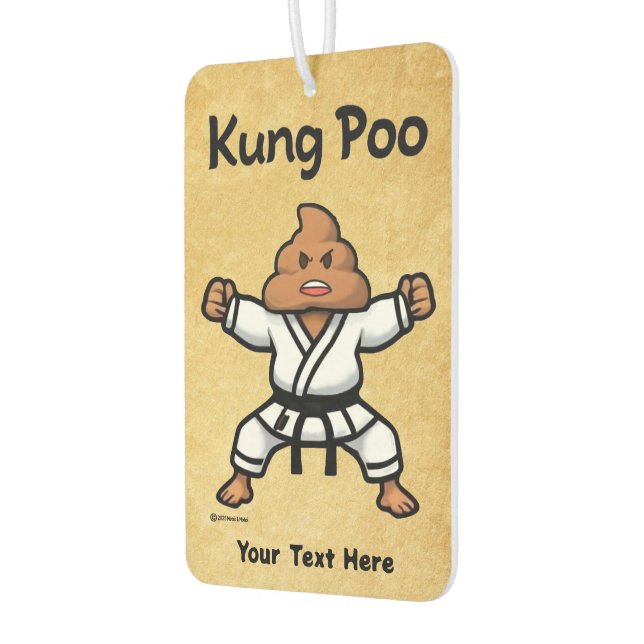 Cute Kung Poo Karate Air Freshener (Left)