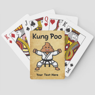 Cute Kung Poo Karate Playing Cards