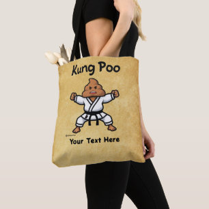 Cute Kung Poo Karate Tote Bag