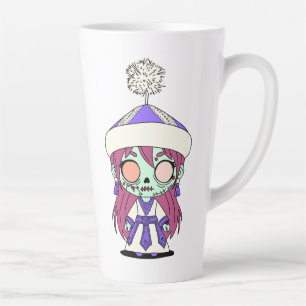 Cute Kyrgyz Zombie Latte Mug