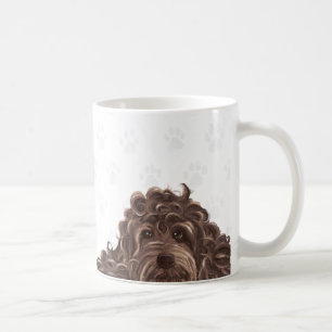 Cute labradoodle mug