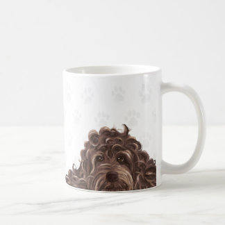 Cute labradoodle mug