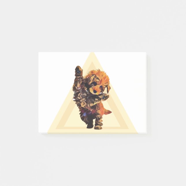 Cute Labradoodle Post-it Notes (Front)