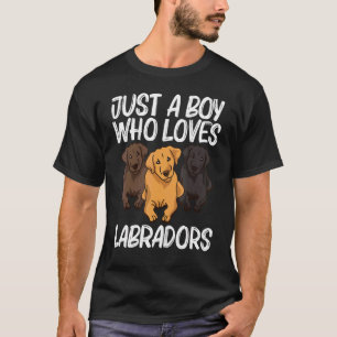 Cute Labrador For Boys Kids Puppy Dog Animal T-Shirt