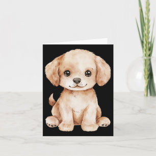 Cute Labrador Puppies Dad Mom Retriever Dog Lover Card