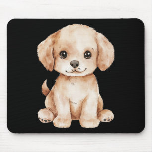Cute Labrador Puppies Dad Mom Retriever Dog Lover Mouse Pad
