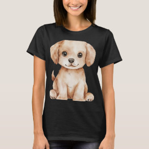 Cute Labrador Puppies Dad Mom Retriever Dog Lover  T-Shirt