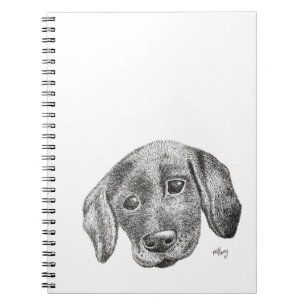 Cute Labrador Puppy Sketchbook Notebook