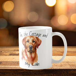 Cute Labrador Retriever Brown personalize Coffee Mug