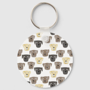 Cute Labrador Retriever Dog Keychain