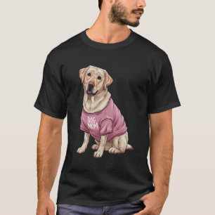 Cute Labrador Retriever Dog Mom Paw lover T-Shirt