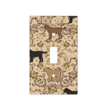 Cute Labrador Retriever dog switch plate cover