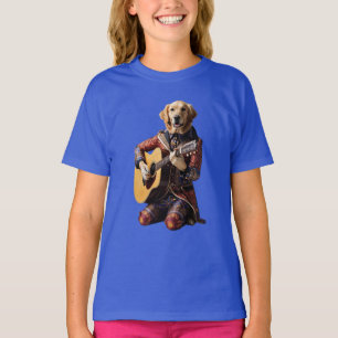 Cute Labrador Retriever Rock Star Kids' T-Shirt