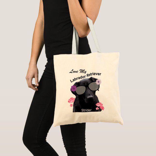 Cute Labrador Retriever Tote Bag (Front (Product))