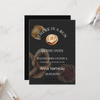 cute Lace Border Cinnamon Roll Baby Shower