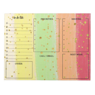 Cute lace texture planner notepad