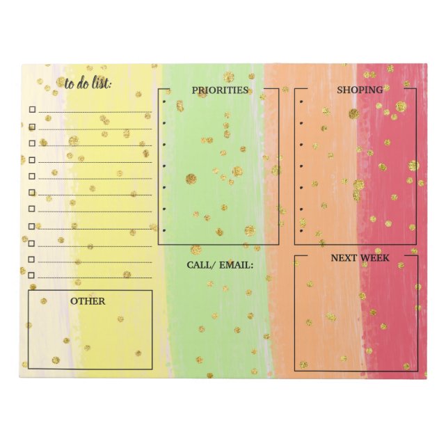 Cute  lace texture planner notepad (Front)