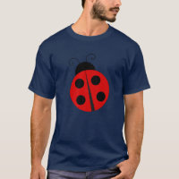 Cute Ladybird Cartoon Design For Little Kids Or Bi