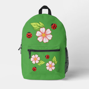 Cute Ladybug and Daisy Backpack