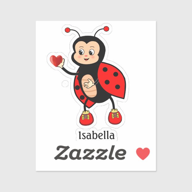 Cute Ladybug and Heart  (Sheet)