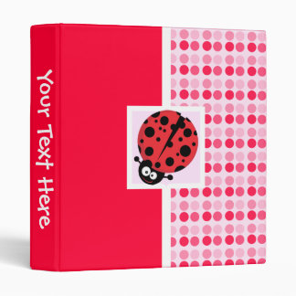 Cute Ladybug Binder
