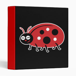 Cute Ladybug Binder