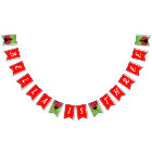 Cute Ladybug Birthday Bunting Flags/Banner