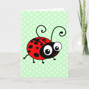 Cute Ladybug Card