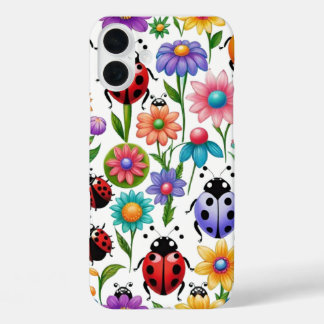 Cute ladybug  iPhone 16 plus case