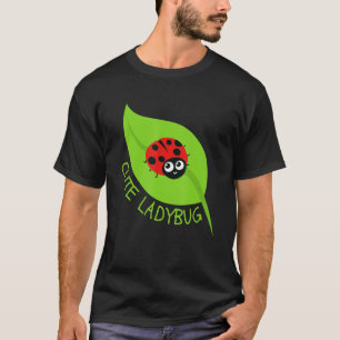 Cute ladybug children's costume with saying cute l T-Shirt