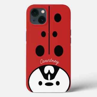 Cute Ladybug Customizable iPhone 13 Case