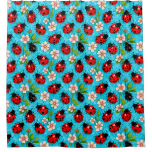 Cute Ladybug Floral Theme For Spring Decor