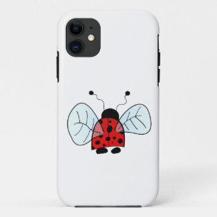 Cute Ladybug Illustration iPhone 11 Case