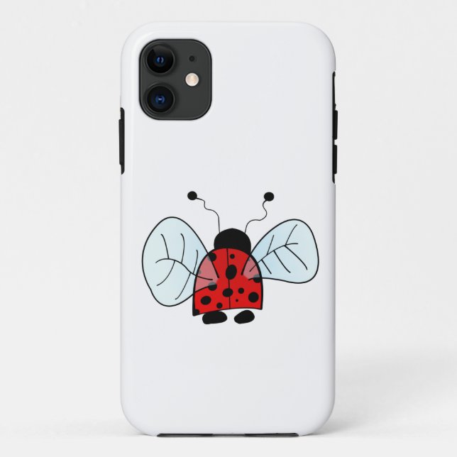 Cute Ladybug Illustration Case-Mate iPhone Case (Back)